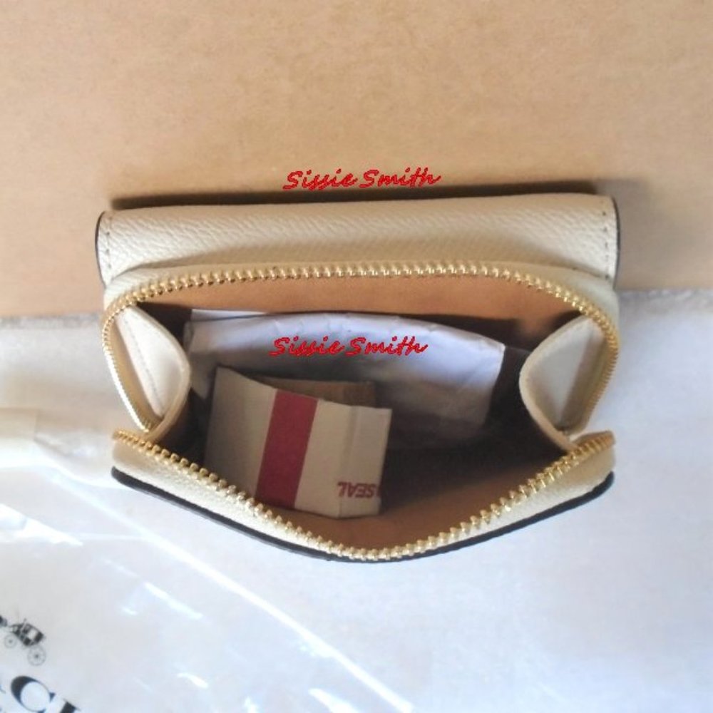 COACH SMALL CHALK TRI FOLD WALLET - Picture 3 of 3